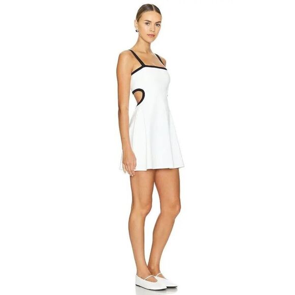 Beach Riot Women's White Black Active Mini Dress Size XS NWOT - Picture 3 of 9